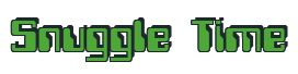 Rendering "Snuggle Time" using Computer Font