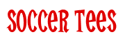 Rendering "Soccer Tees" using Cooper Latin