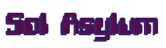 Rendering "Sol Asylum" using Computer Font