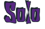 Rendering "Solo" using Bigdaddy