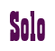 Rendering "Solo" using Bill Board