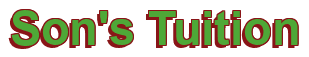 Rendering "Son's Tuition" using Arial Bold