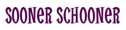 Rendering "Sooner Schooner" using Cooper Latin