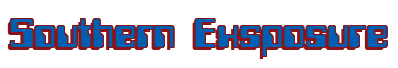 Rendering "Southern Exsposure" using Computer Font