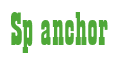 Rendering "Sp anchor" using Bill Board