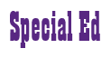 Rendering "Special Ed" using Bill Board