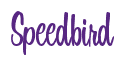 Rendering "Speedbird" using Bean Sprout