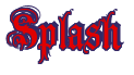 Rendering "Splash" using Anglican