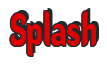 Rendering "Splash" using Callimarker