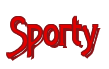 Rendering "Sporty" using Agatha