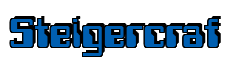 Rendering "Steigercraf" using Computer Font