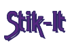 Rendering "Stik-It" using Agatha