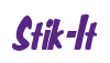 Rendering "Stik-It" using Big Nib