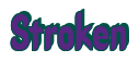 Rendering "Stroken" using Callimarker