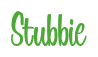 Rendering "Stubbie" using Bean Sprout