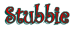 Rendering "Stubbie" using Curlz