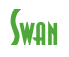 Rendering "Swan" using Asia