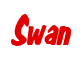 Rendering "Swan" using Big Nib