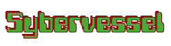 Rendering "Sybervessel" using Computer Font
