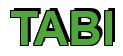 Rendering "TABI" using Arial Bold