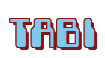 Rendering "TABI" using Computer Font