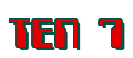 Rendering "TEN 7" using Computer Font