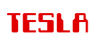 Rendering "TESLA" using Computer Font
