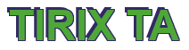 Rendering "TIRIX TA" using Arial Bold