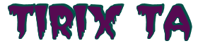 Rendering "TIRIX TA" using Creeper