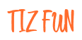 Rendering "TIZ FUN" using Bean Sprout