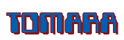 Rendering "TOMARA" using Computer Font