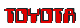 Rendering "TOYOTA" using Computer Font