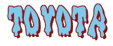 Rendering "TOYOTA" using Drippy Goo