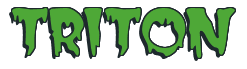 Rendering "TRITON" using Creeper
