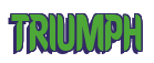 Rendering "TRIUMPH" using Callimarker