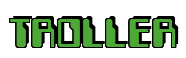 Rendering "TROLLER" using Computer Font