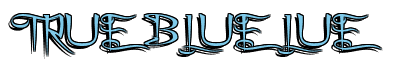 Rendering "TRUE BLUE LUE" using Charming