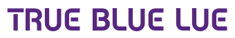 Rendering "TRUE BLUE LUE" using Charlet
