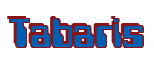 Rendering "Tabaris" using Computer Font