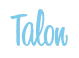 Rendering "Talon" using Bean Sprout