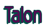 Rendering "Talon" using Beagle