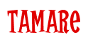 Rendering "Tamare" using Cooper Latin