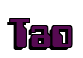Rendering "Tao" using Computer Font