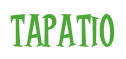 Rendering "Tapatio" using Cooper Latin
