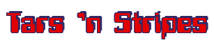 Rendering "Tars 'n Stripes" using Computer Font