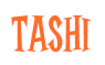 Rendering "Tashi" using Cooper Latin