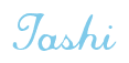 Rendering "Tashi" using Commercial Script