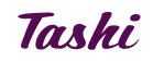 Rendering "Tashi" using Casual Script