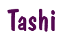 Rendering "Tashi" using Dom Casual