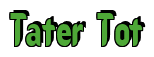 Rendering "Tater Tot" using Callimarker